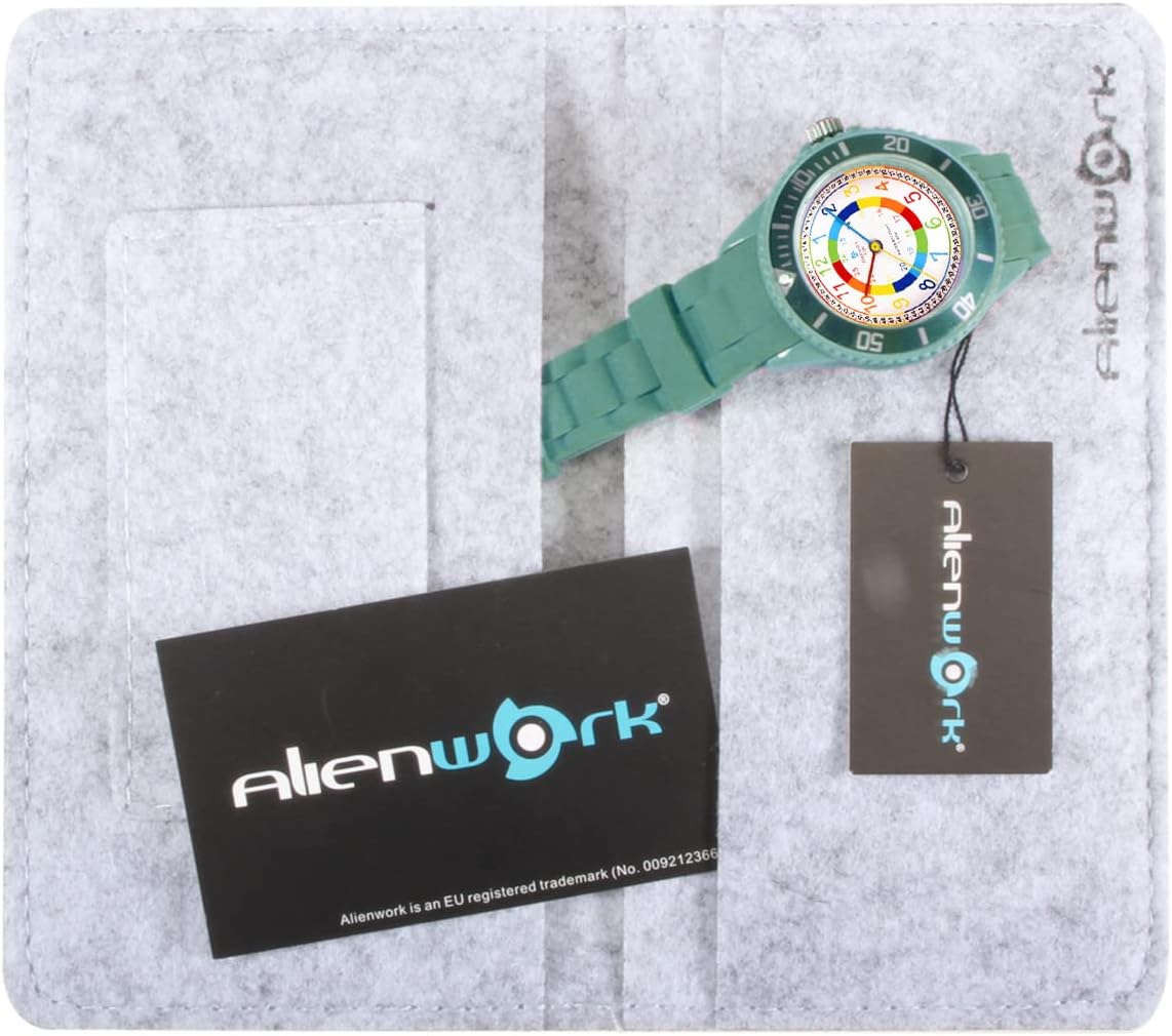 Thumbnail 5 de Alienwork Kids Orologio di Apprendimento: colori vivaci e resistenza 5 ATM per imparare l’ora