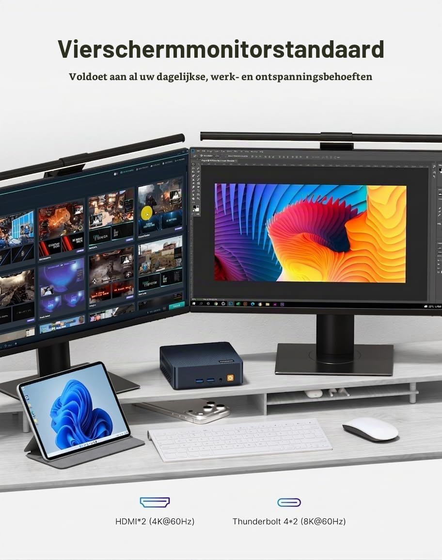 Thumbnail 6 de Origimagic C7 100U mini-pc met 16 GB DDR4, 512 GB NVMe en Thunderbolt 4