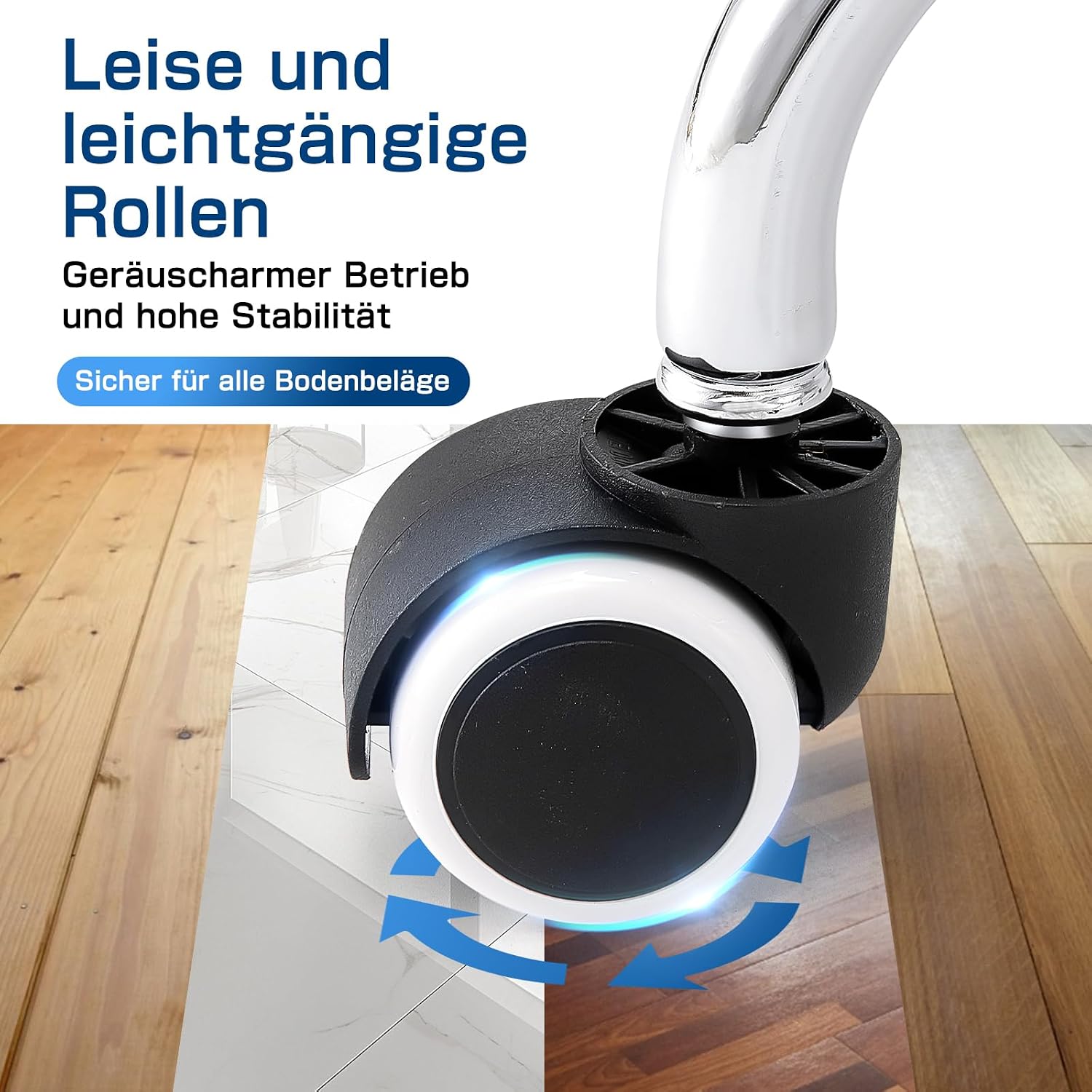 Detalle de Rollhocker mit Lehne 51 bis 64 cm