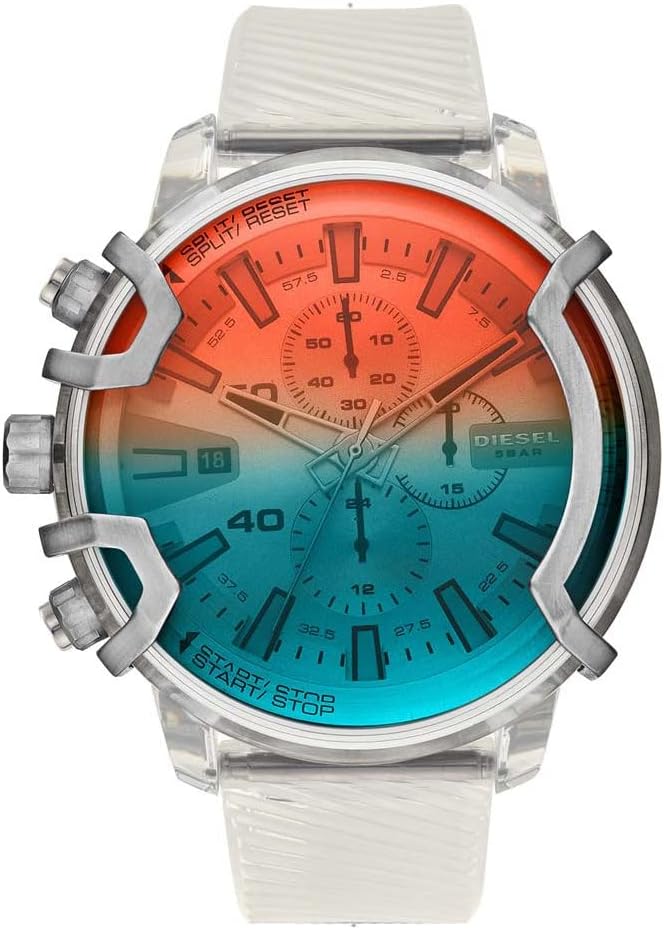 Detalle 2 de Diesel Griffed Watch pour Homme – Chronographe quartz, boîtier 48 mm