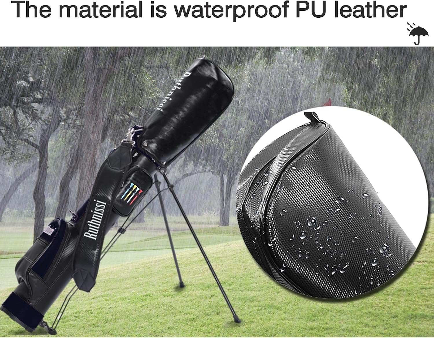 Detalle 2 de RUTHNISSI Golf Stand Bag in PU