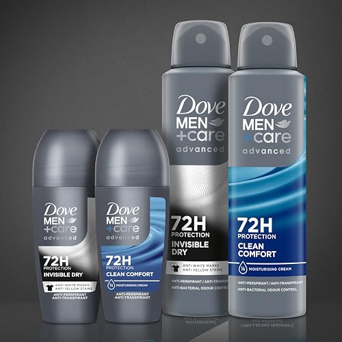 Thumbnail 6 de Dove Men + Care Aerosol Clean Comfort 72 h – Pack de 6 x 150 ml