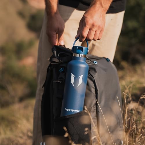 Thumbnail 7 de Sparrow Trinkflasche Edelstahl 750 ml mit Strohhalm – FlipFlow Thermosflasche von Super Sparrow