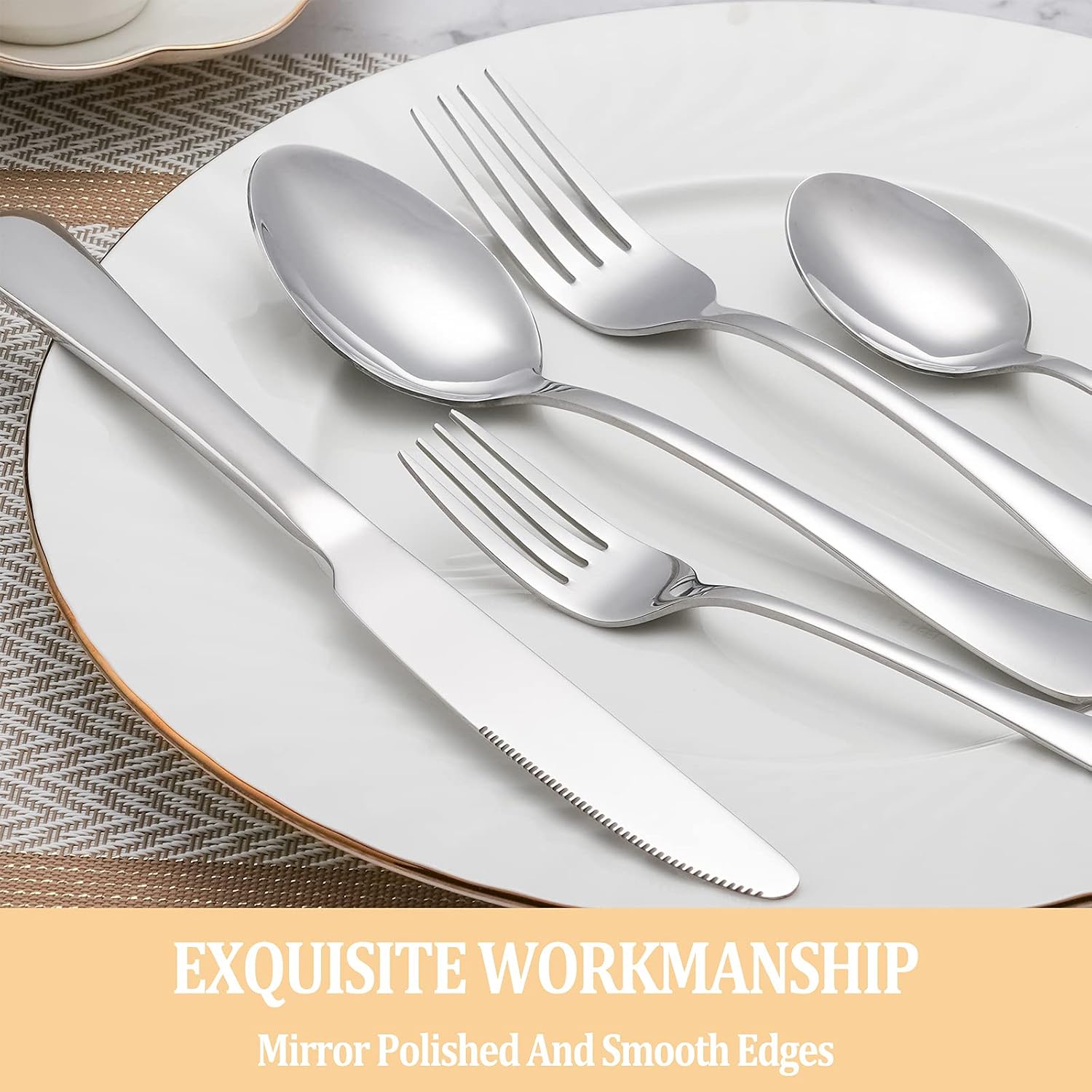 Detalle 2 de MUTNITT 20-Piece Silverware Set 🍴