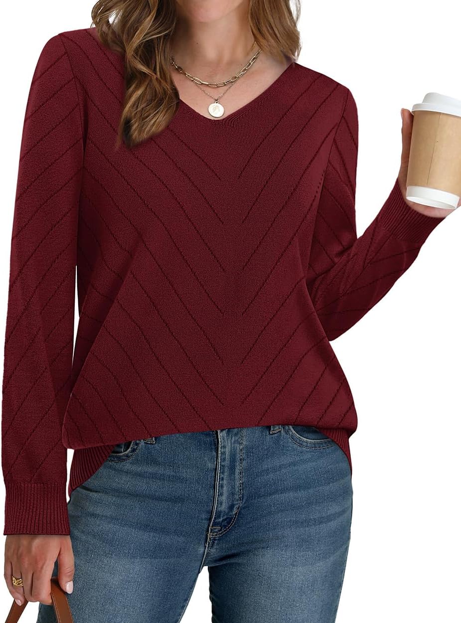 Detalle 1 de WIHOLL V Neck Lightweight Sweater 2026