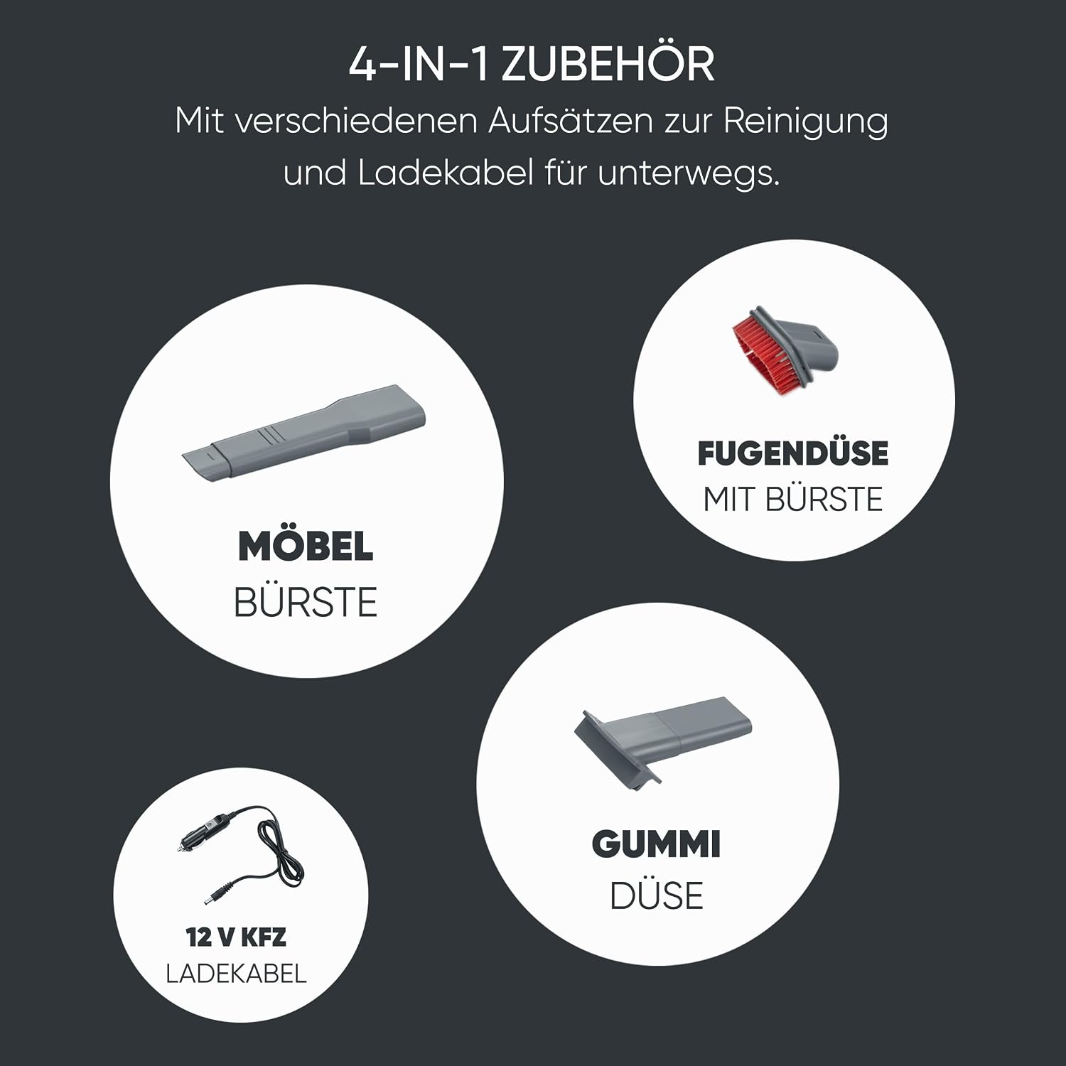 Thumbnail 6 de SEVERIN S'POWER home & car 3-in-1 Akku-Handstaubsauger HV 7144