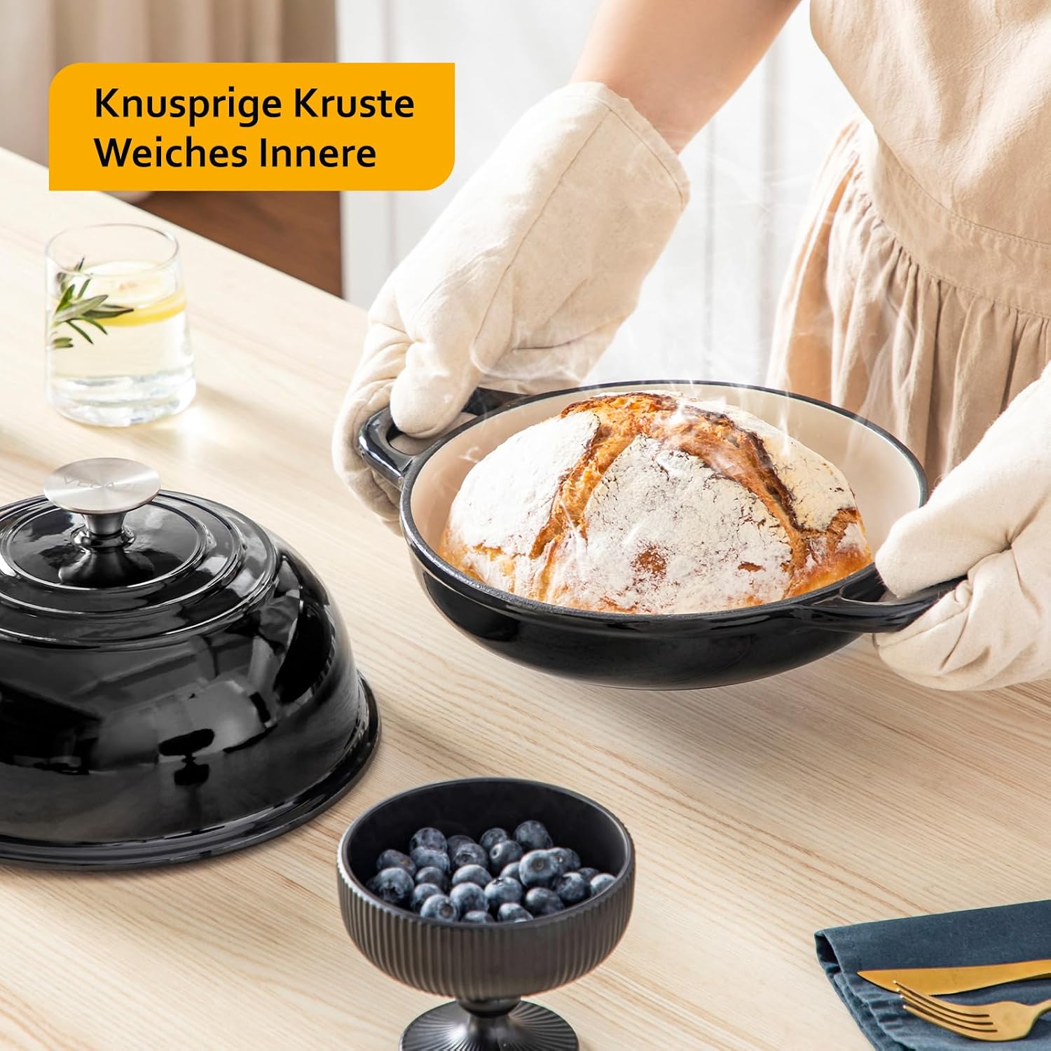 Detalle de Velaze Gusseisen Brotbacktopf 4,8 l