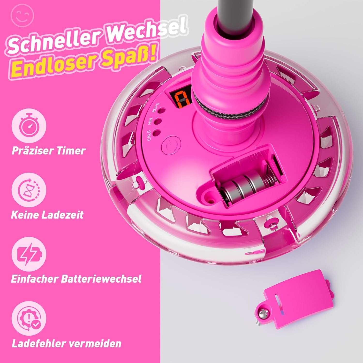Thumbnail 5 de Springring Fußkreisel mit Zähler und Timer ⛸