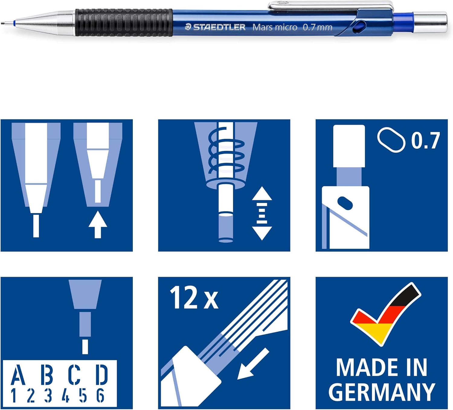Thumbnail 4 de Staedtler Portamine 775 07 con Mina – precisione affidabile per schizzi e tracciati