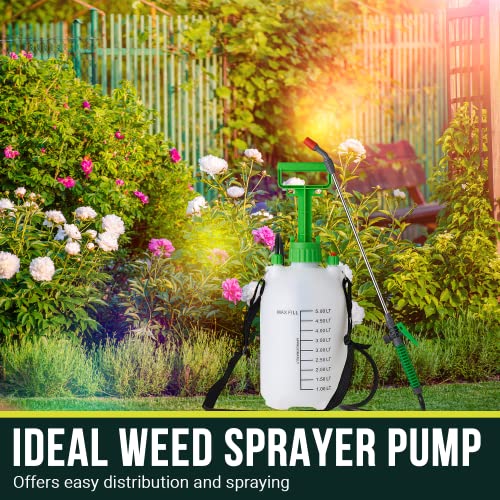 Thumbnail 5 de SA Products 5 Litre Pump Action Pressure Sprayer with Adjustable Nozzle