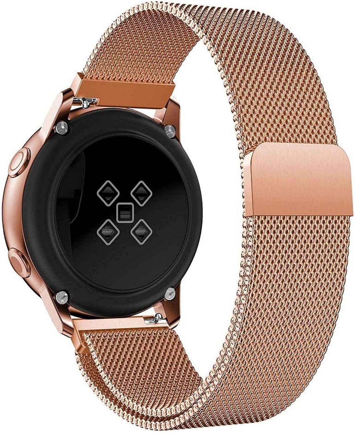 Detalle 2 de LYYLTX Edelstahl Mesh Uhrenarmband 20mm