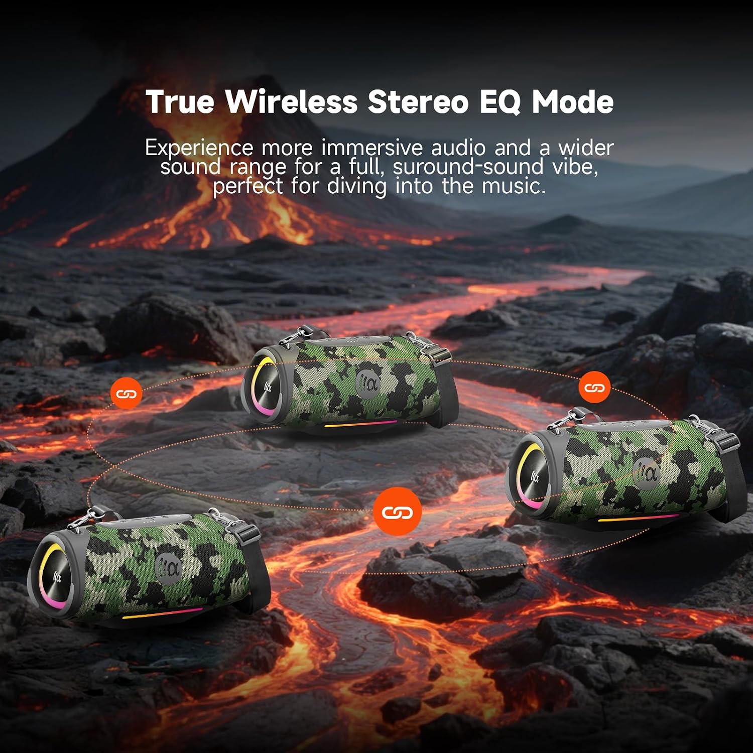 Thumbnail 4 de TAZATA CAMO-80W RMS Portable Speaker 80W 📢