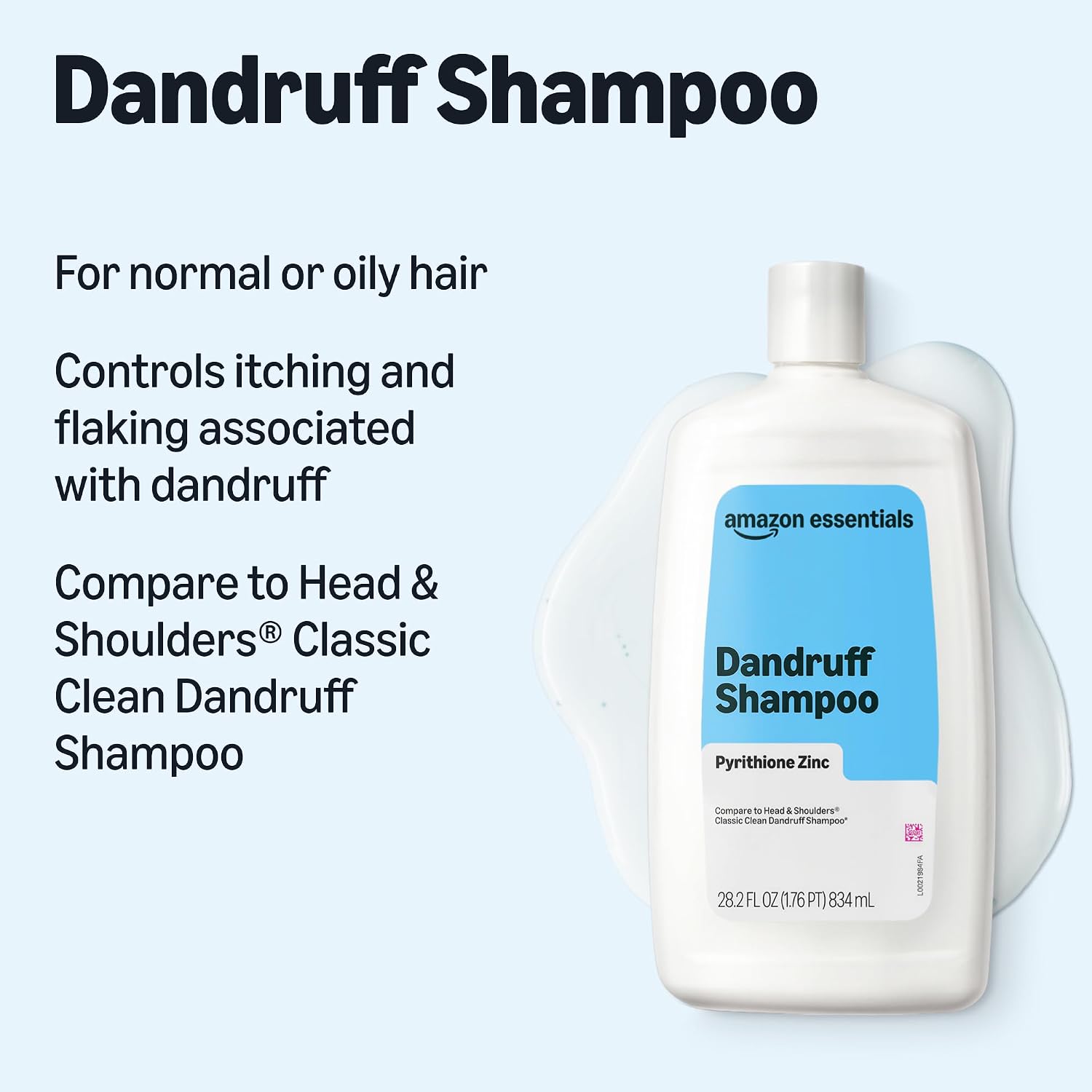 Thumbnail 2 de Amazon Basics Anti-Dandruff Shampoo for Itchy Scalp (pH Balanced, Paraben-Free, 28.2 fl oz)