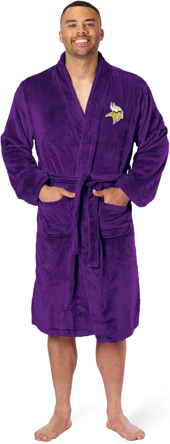 Thumbnail 6 de Northwest NFL Philadelphia Eagles Retro Adult Unisex Silk Touch Bathrobe (Large/X-Large) - Green