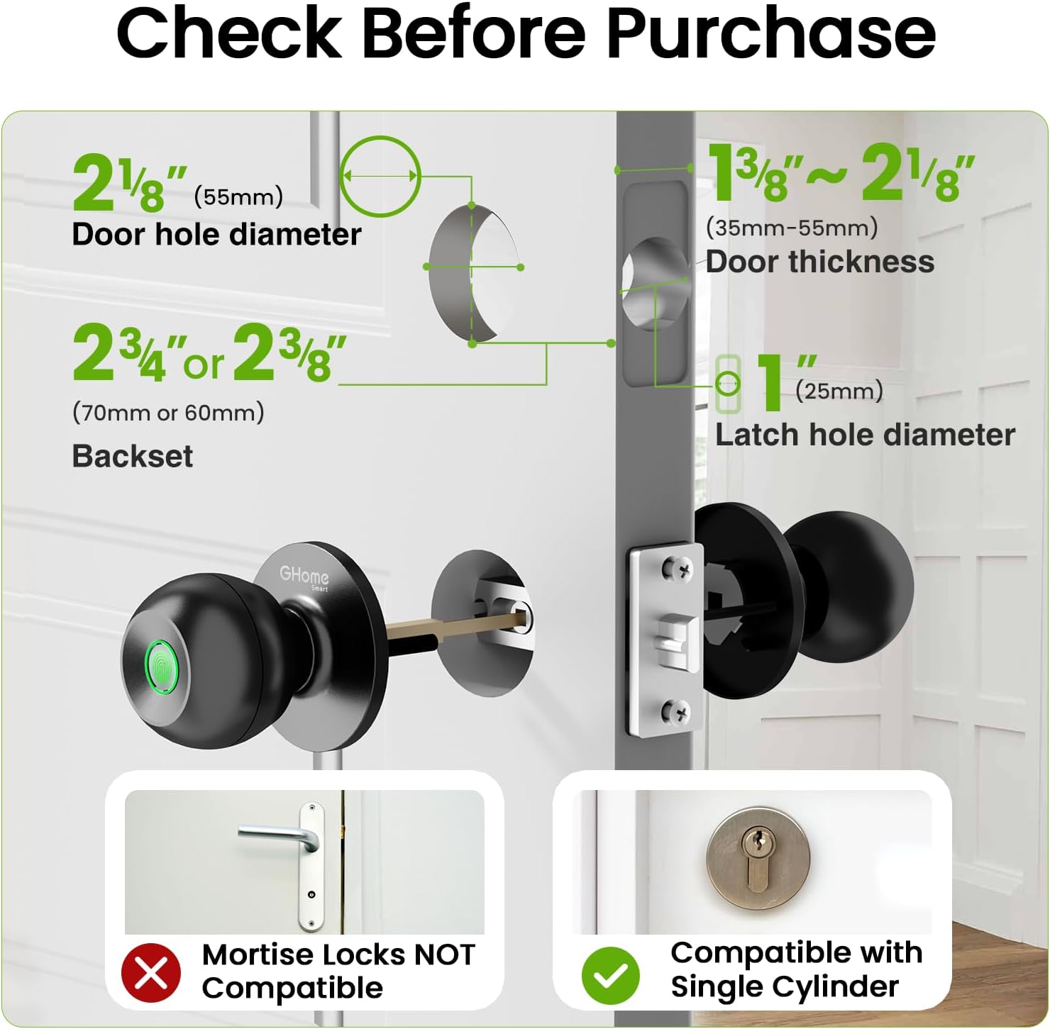 Thumbnail 6 de GHome Smart Fingerprint Door Lock