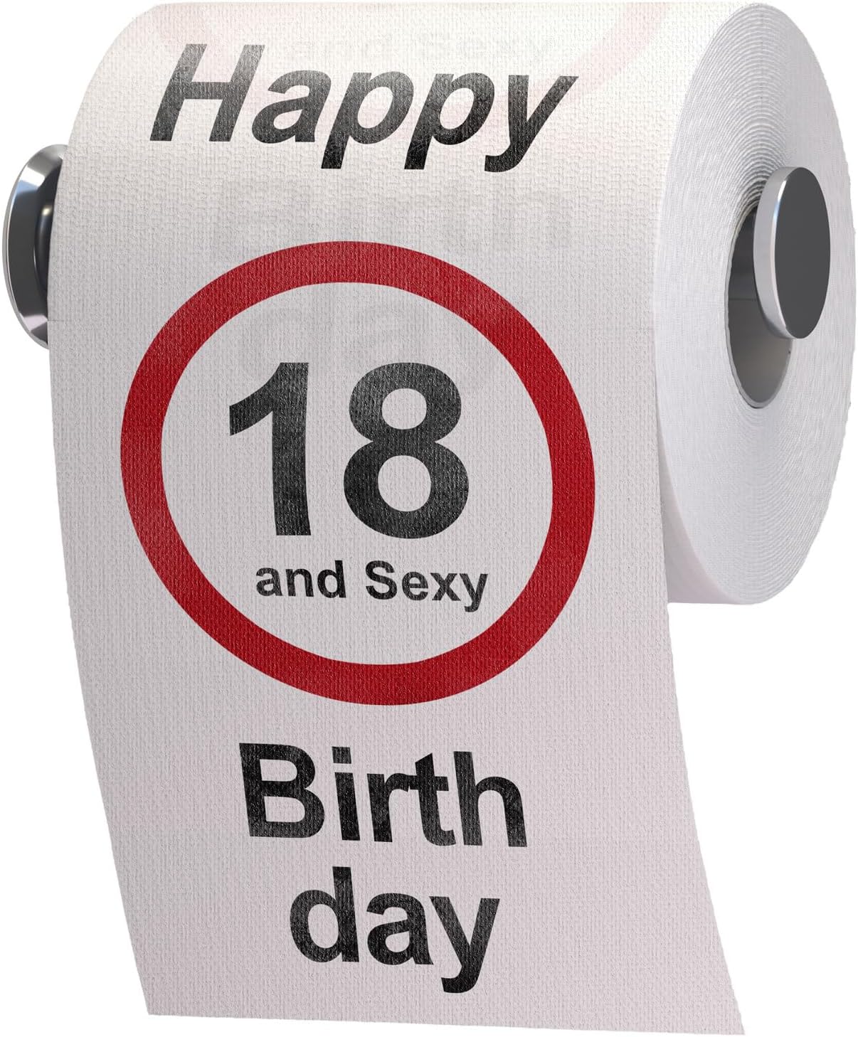 Detalle 2 de GOODS+GADGETS 5789902 grappig toiletpapier voor 18de verjaardag, 200 vellen