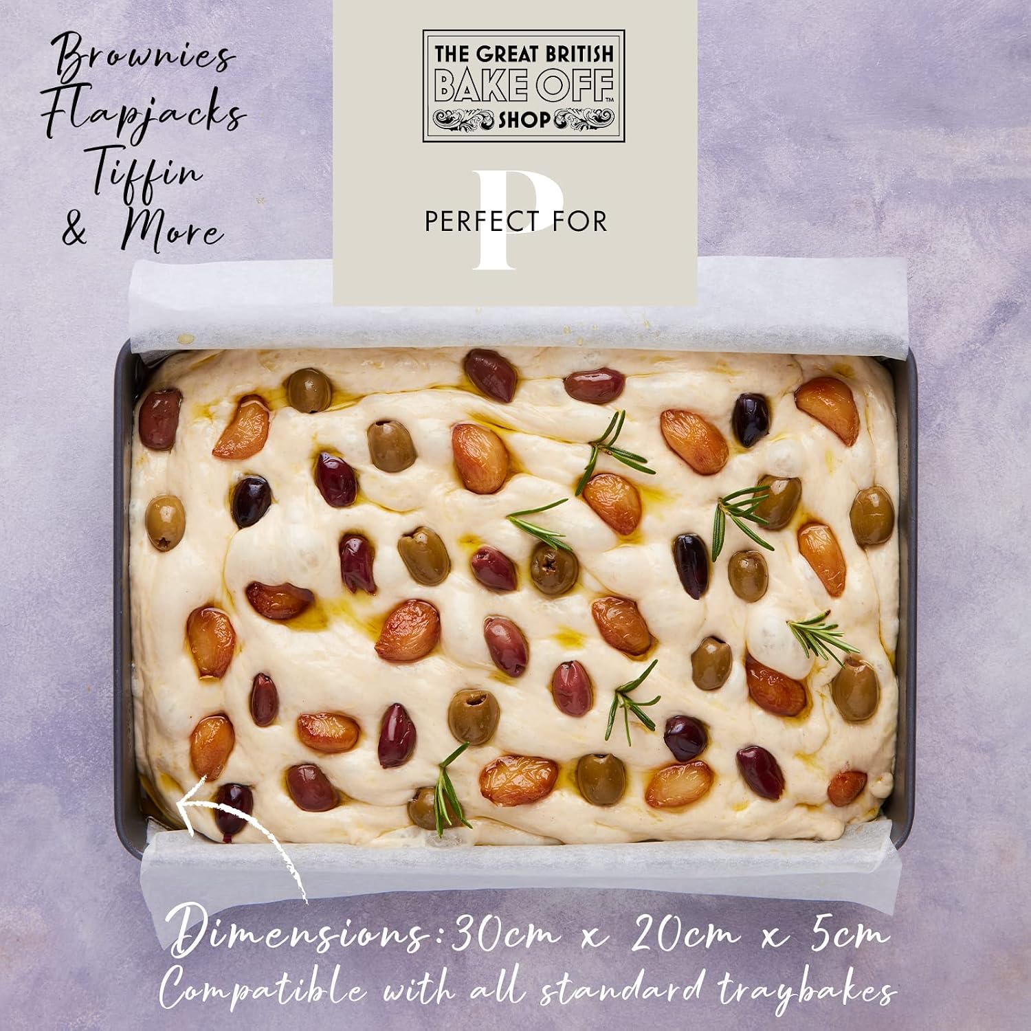 Detalle 2 de GBBO Brownie Tin 30 x 20 x 5cm