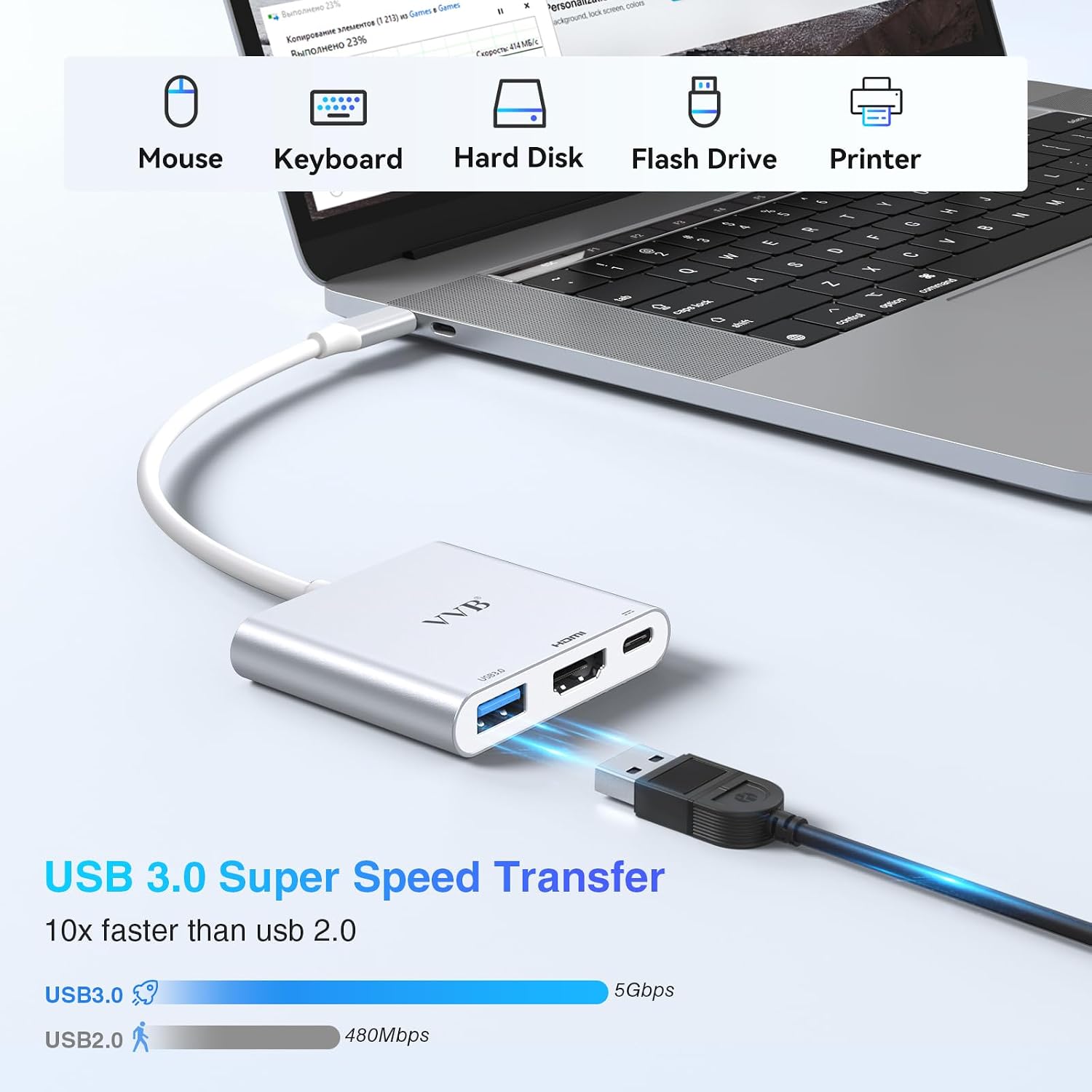 Thumbnail 4 de USB C to HDMI Adapter 4K