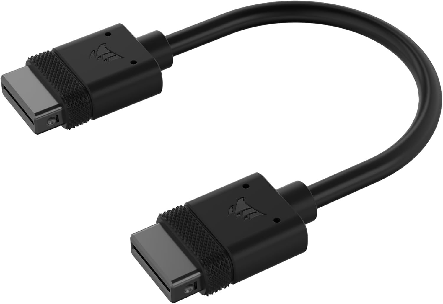 Thumbnail 1 de Corsair iCUE LINK Kabel (100 mm, gerade) in Schwarz – für mehr iCUE LINK Geräte