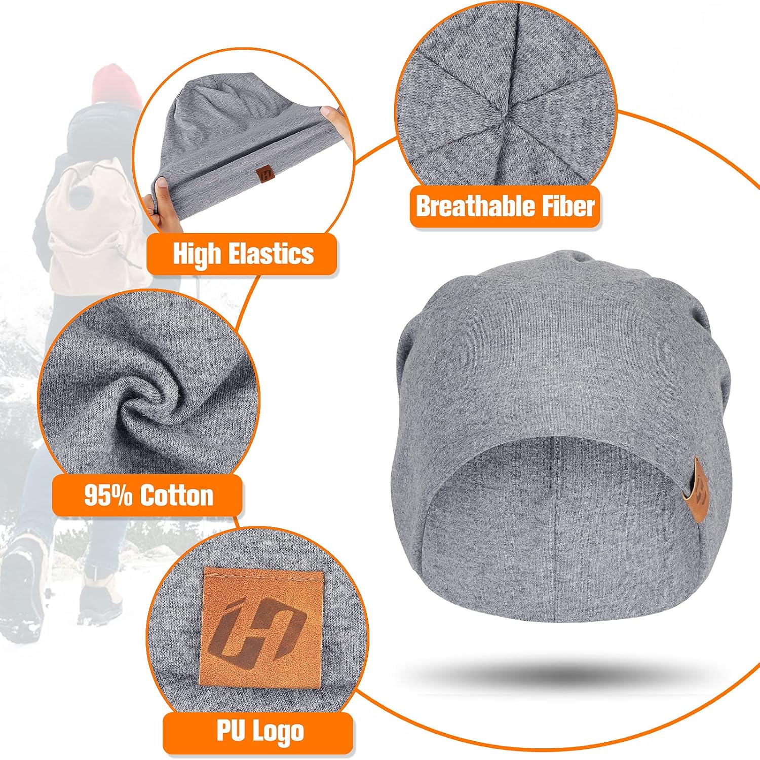 Detalle 2 de HASAGEI Slouch Beanie 55-62 cm
