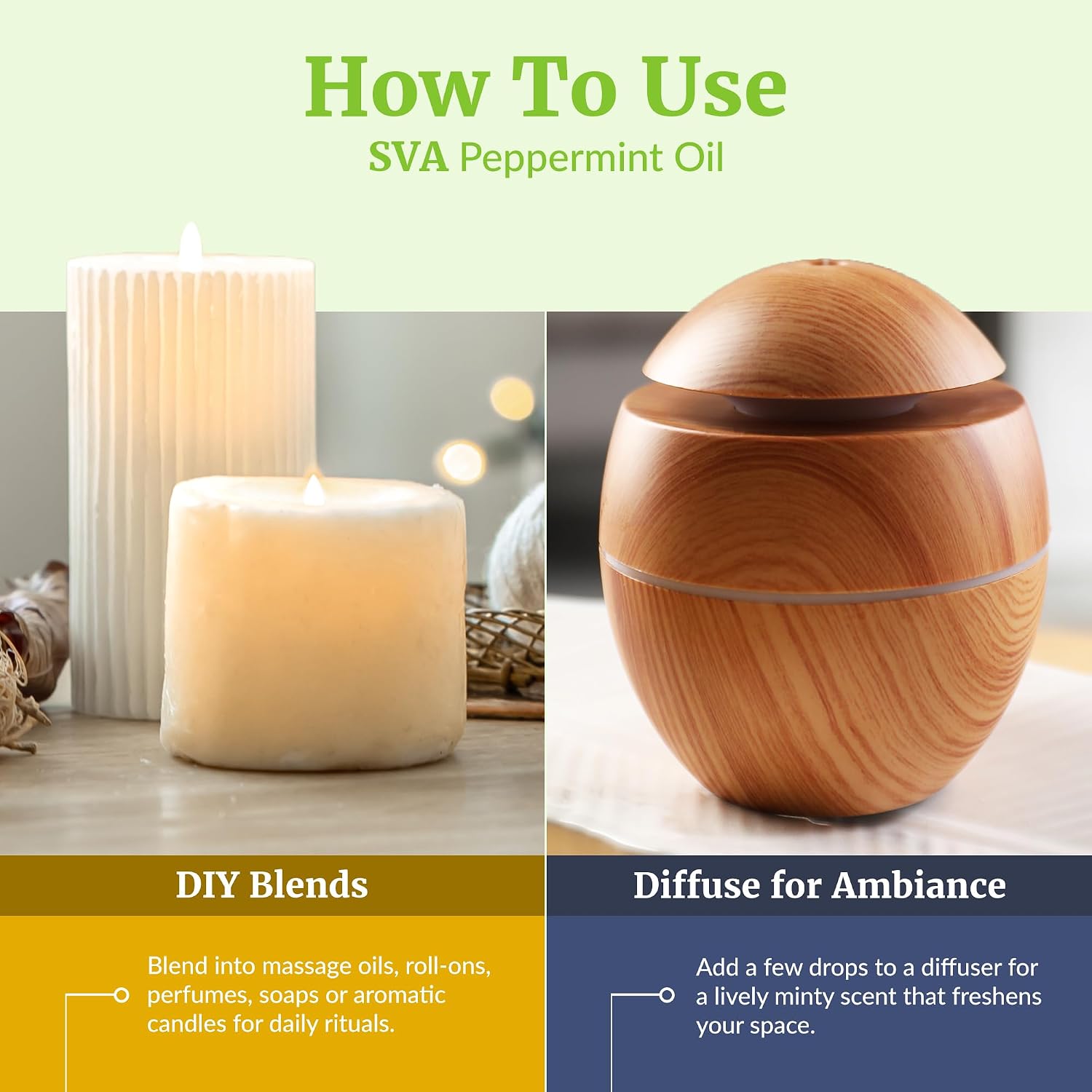 Detalle de SVA Peppermint Essential Oil 4 fl oz