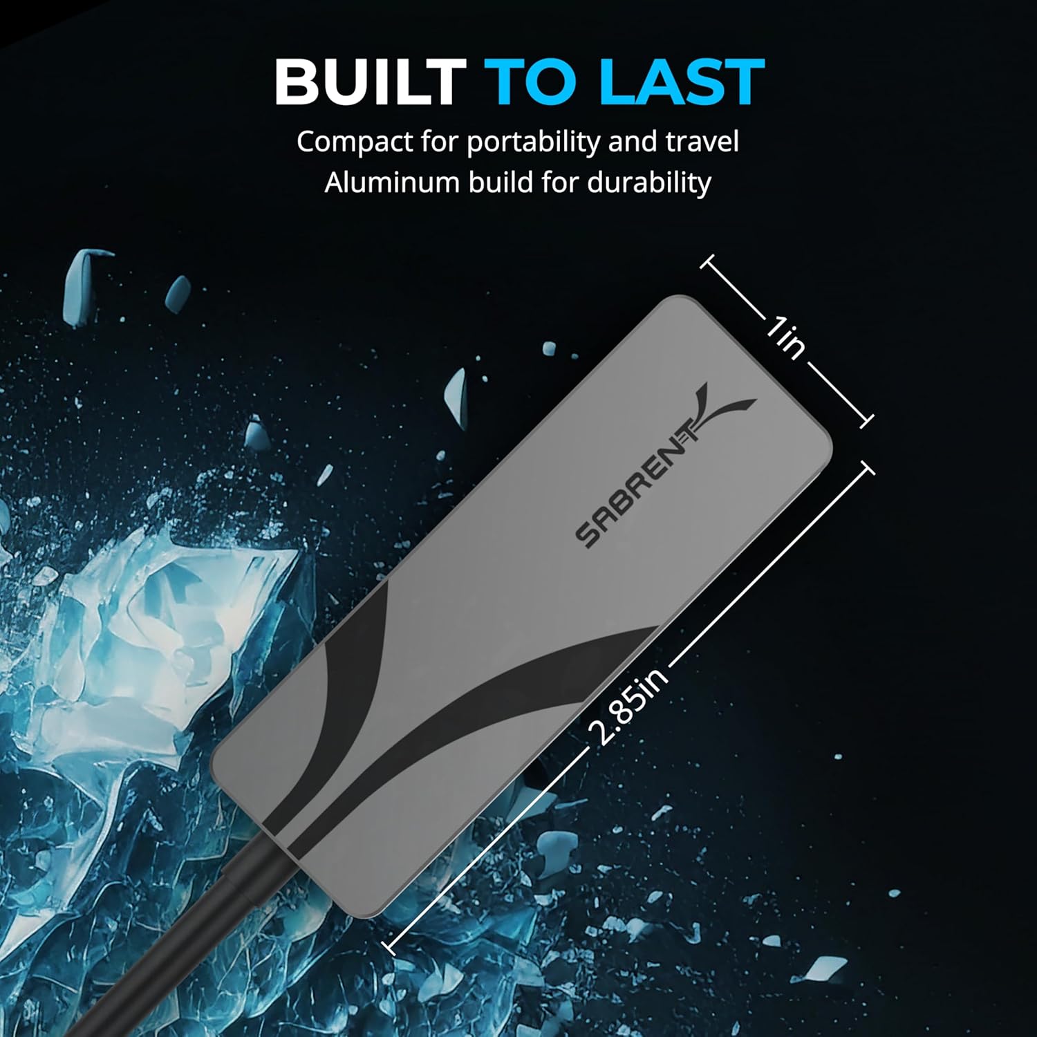 Thumbnail 4 de SABRENT USB 3.0 to 2.5 Gigabit Ethernet Adapter – NT-UA25