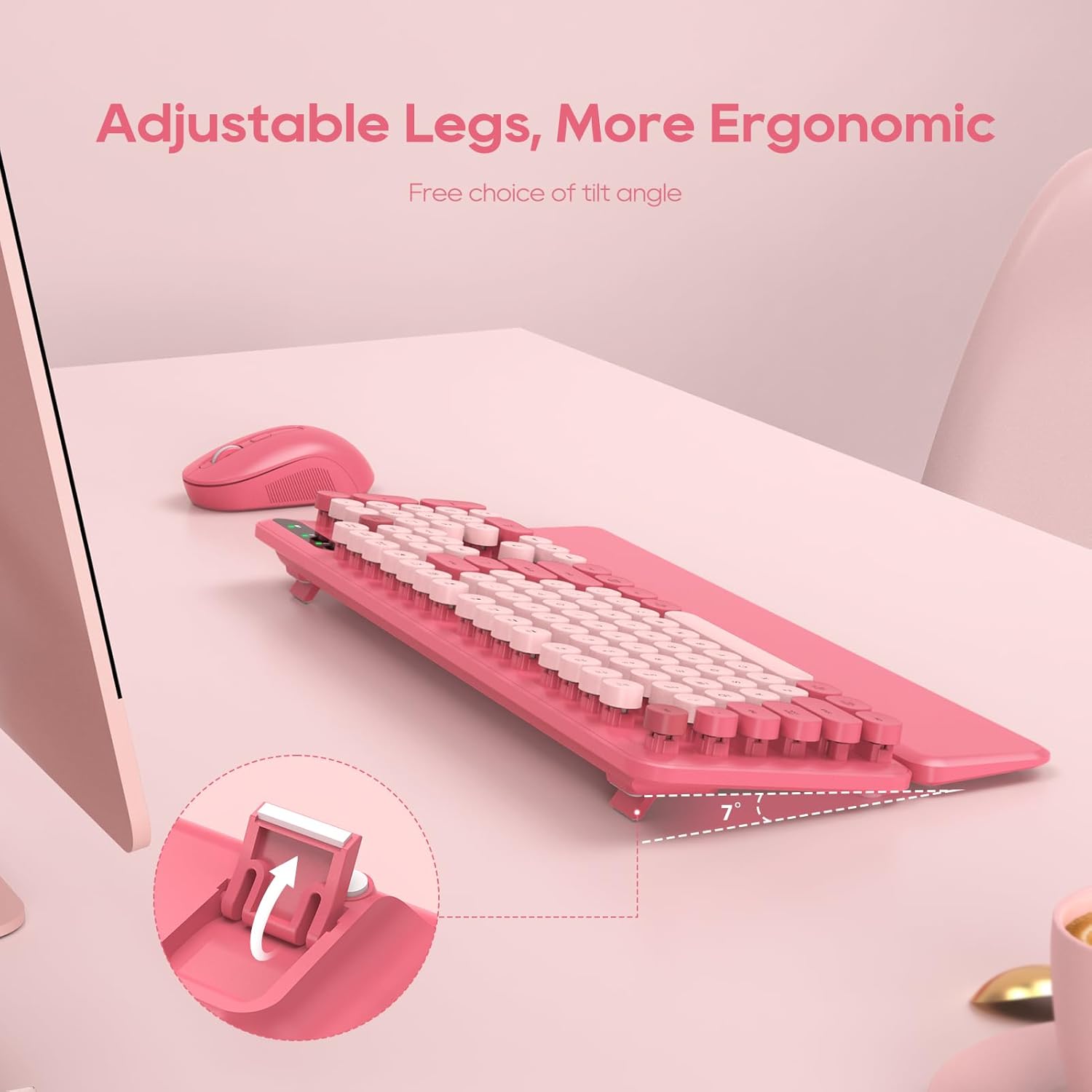Detalle de Wireless Keyboard and Mouse Combo 2.4GHz