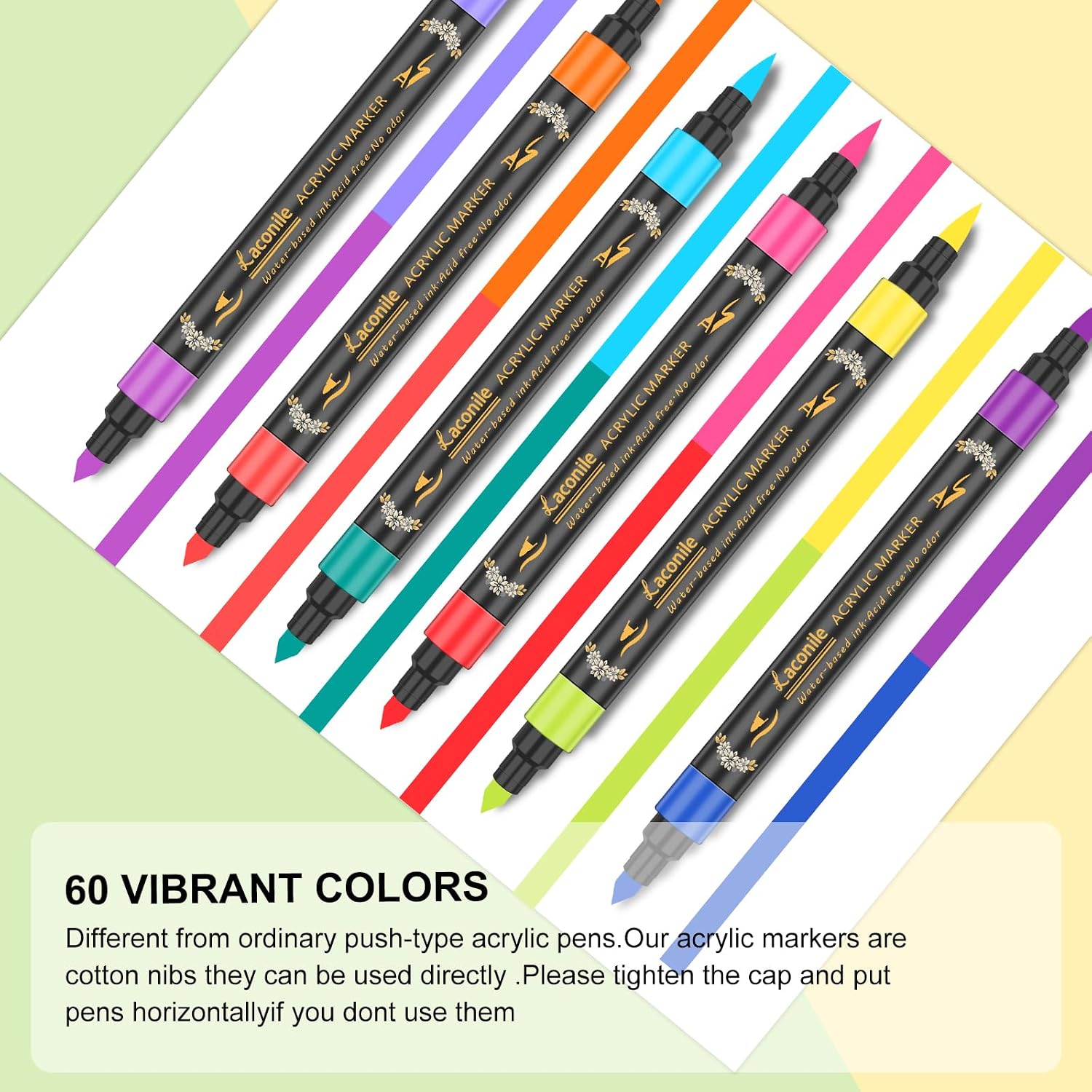 Thumbnail 5 de Laconile Dual Tip Acrylic Paint Pens