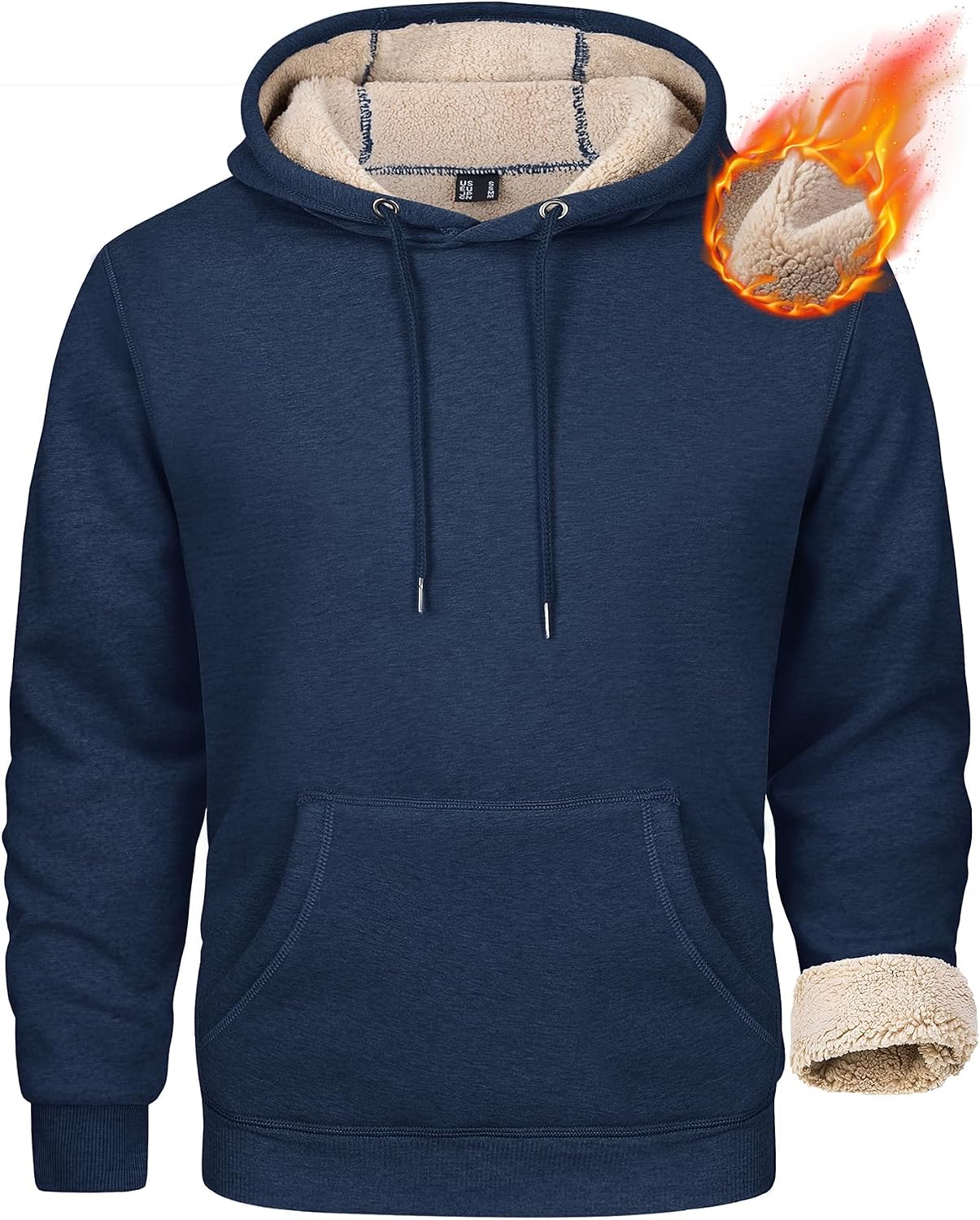 Detalle de MAGCOMSEN Heavy Hoodie Sherpa Lined