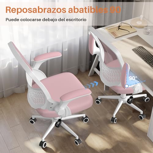 Thumbnail 7 de naspaluro Silla Ergonómica de Oficina 🌟 con Brazos Abatibles y Soporte Lumbar