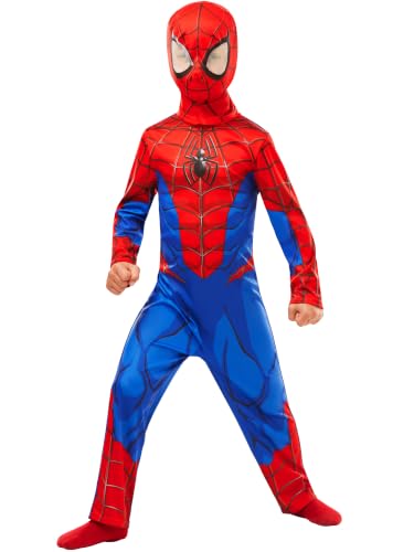 Detalle de Rubies Marvel Spider-Man Classic Child Costume, S, Red and Blue Web Print