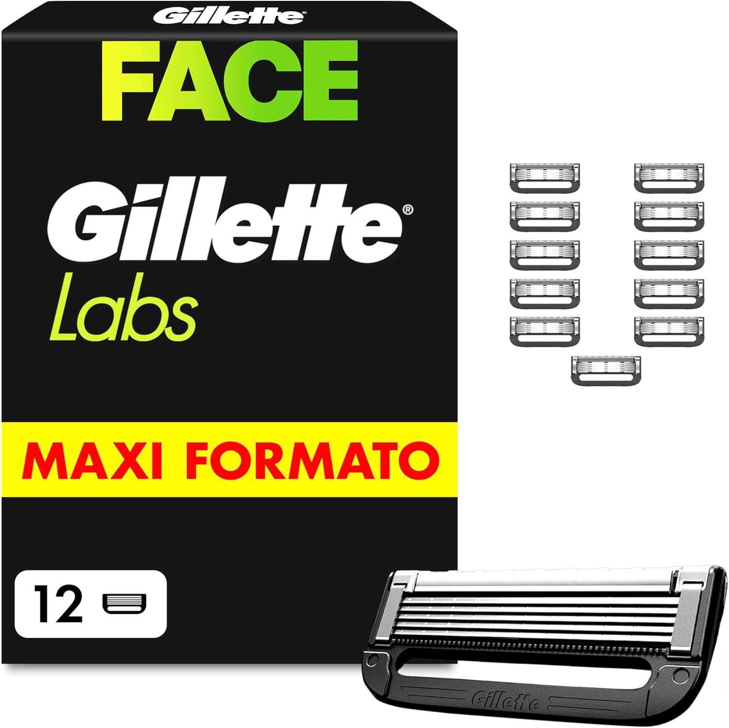 Thumbnail 5 de Gillette Labs XXL 12 Lamette 5 lame per barba