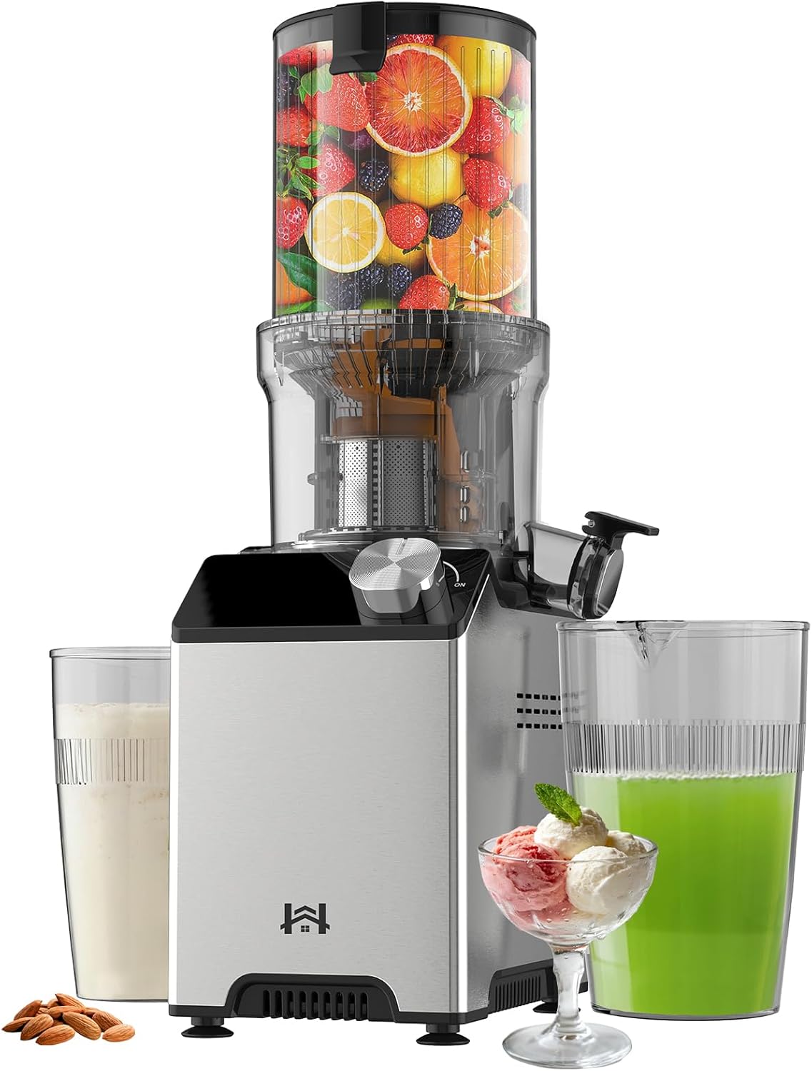 WHUTO Cold Press Juicer 30% Yield Boost 🍹