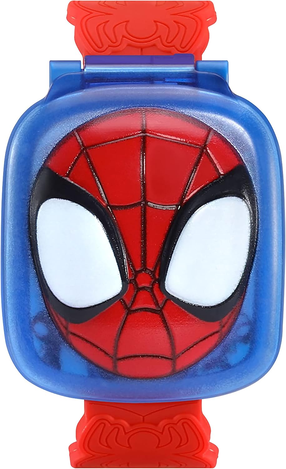 Detalle de VTech Spidey Learning Watch (Spidey and His Amazing Friends) – Interactive time-telling clock toy for ages 2–5, red