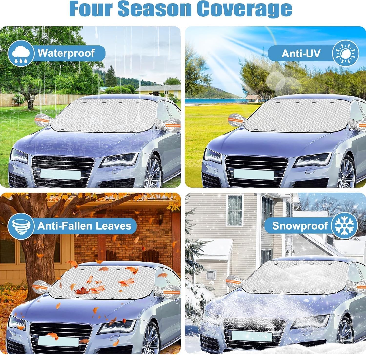 Thumbnail 4 de Wicket Car Windshield Cover: Heavy Duty Ultra Thick Protective Windscreen Cover