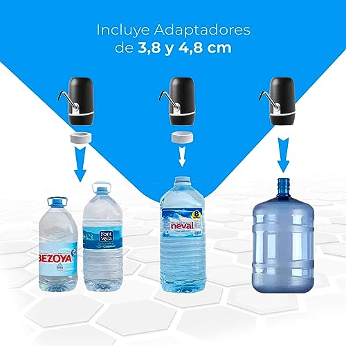 Thumbnail 5 de NK dispensador de agua automático con carga USB y dosificador de acero (agua fría) negro