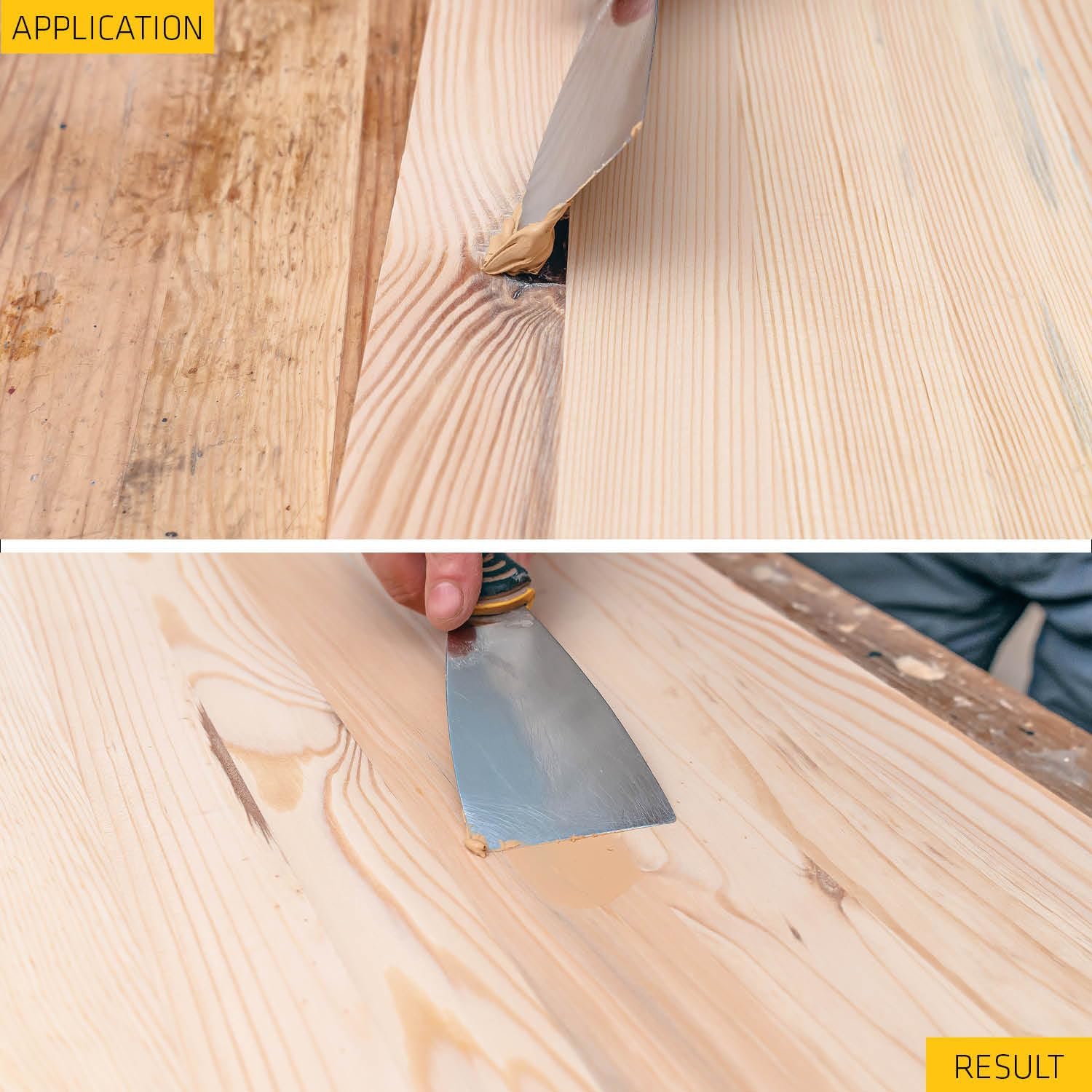 Thumbnail 5 de Everbuild 2-Part High Performance Wood Filler – Pine, 500g