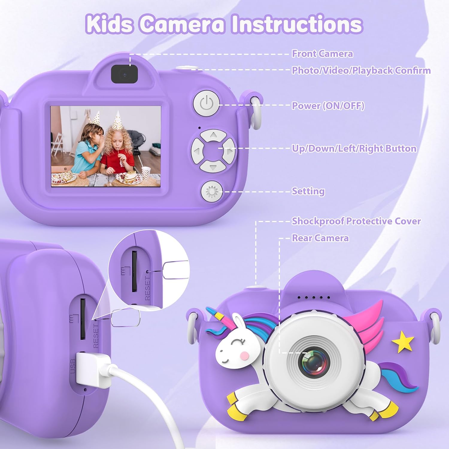 Detalle 2 de Kids Digital Camera with 32GB Card