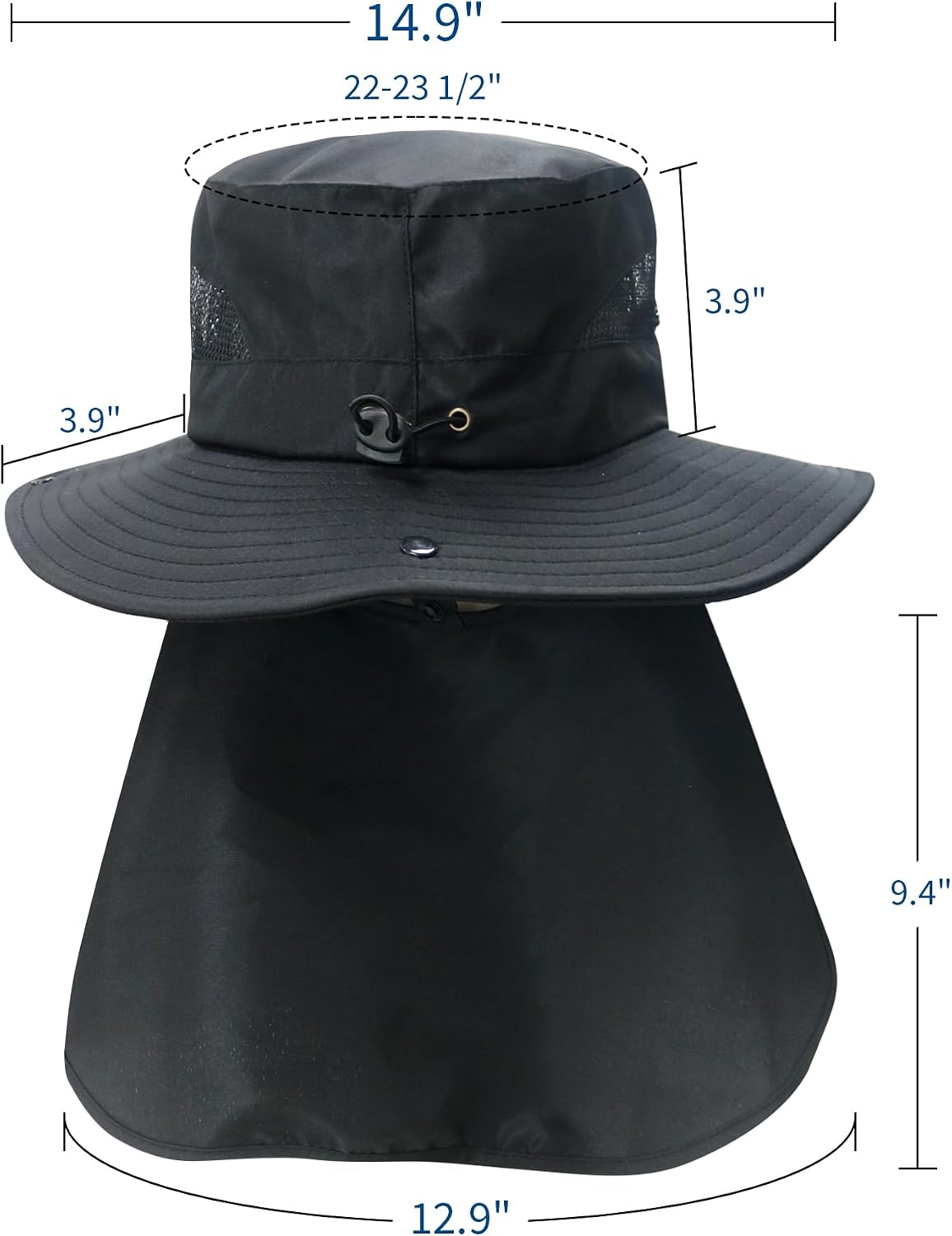 Thumbnail 6 de NPJY Sun Hat with Neck Flap
