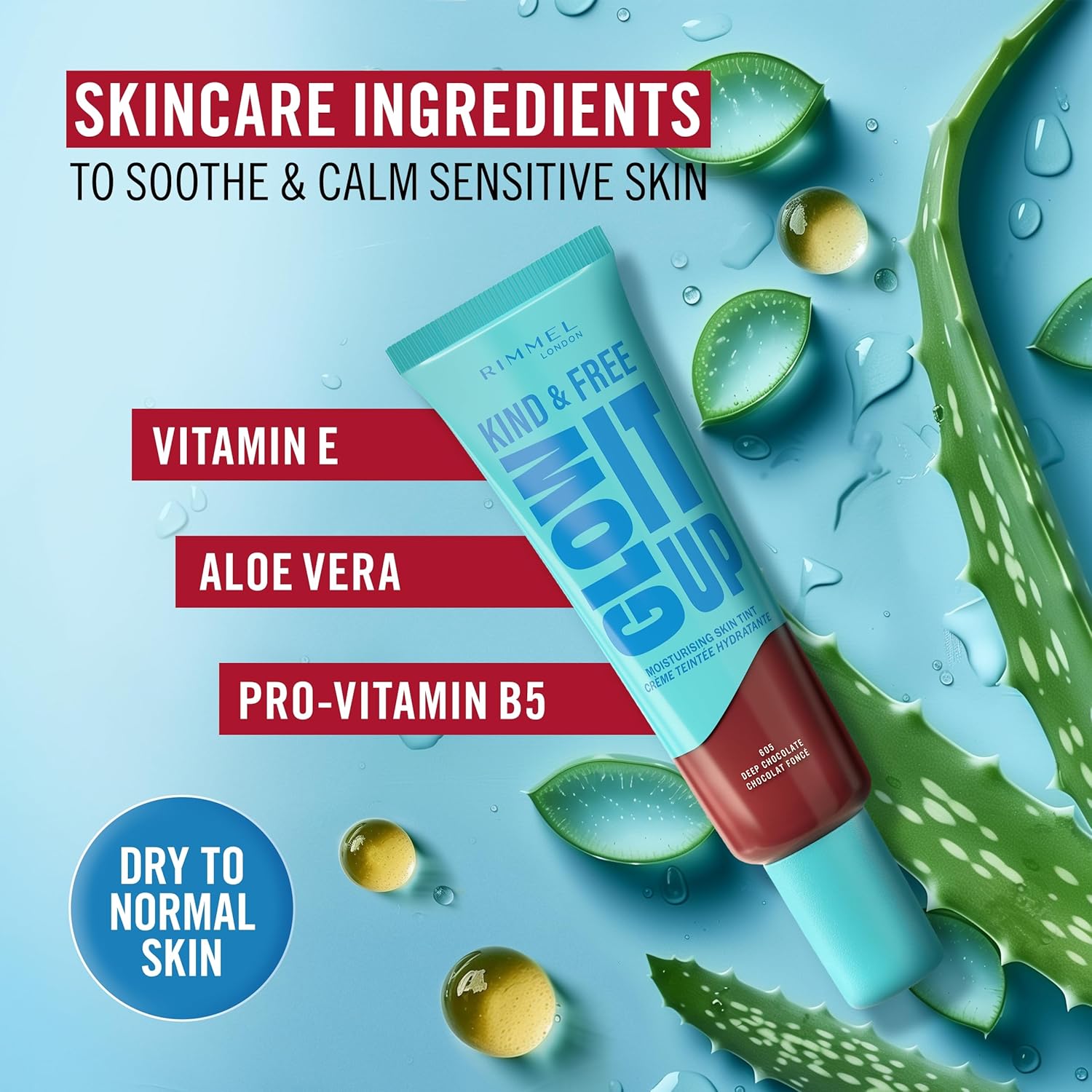 Thumbnail 2 de Rimmel Kind & Free Glow It Up Base Líquida Golden Beige 210