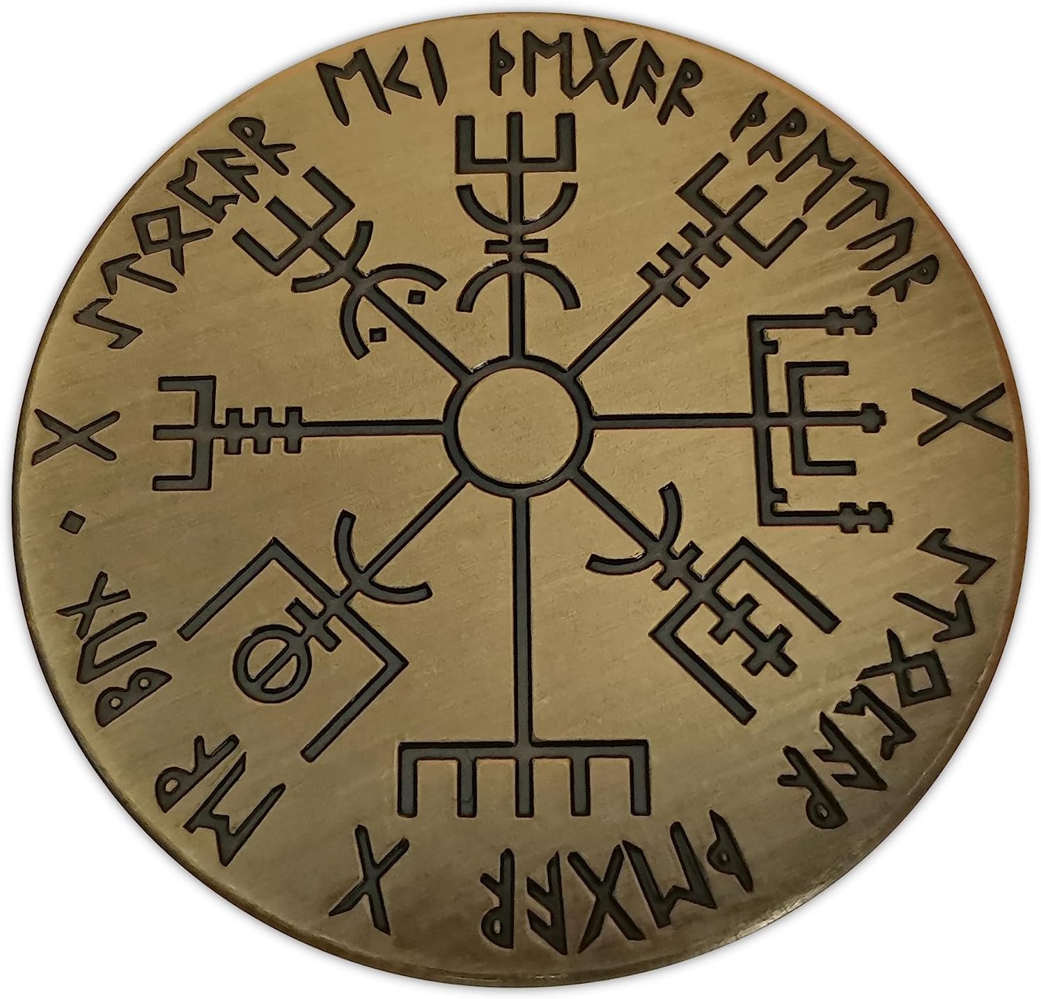 Detalle de Eillwin Viking Coin Compass 40 mm