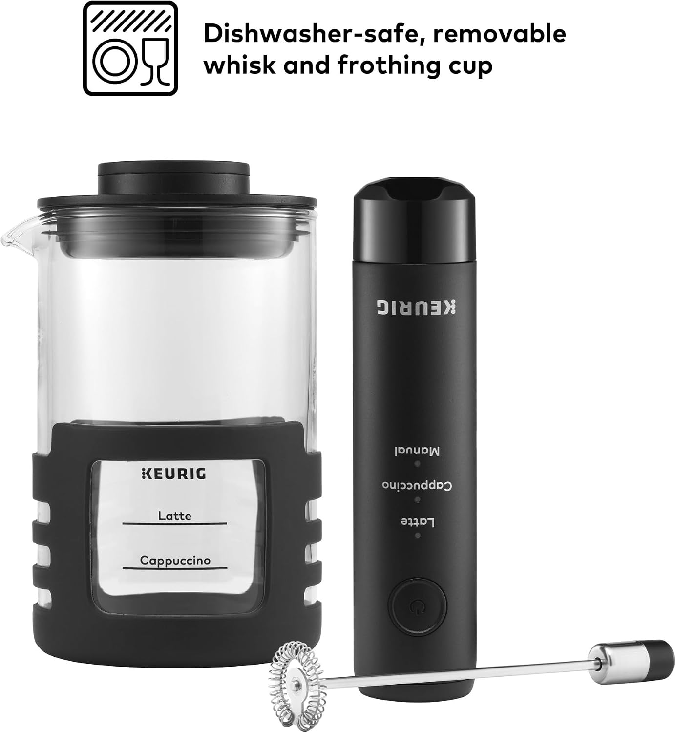 Thumbnail 5 de Keurig SimpleCafe Frother: Rechargeable Handheld Milk Frother for Lattes, Cappuccinos & Iced Coffee