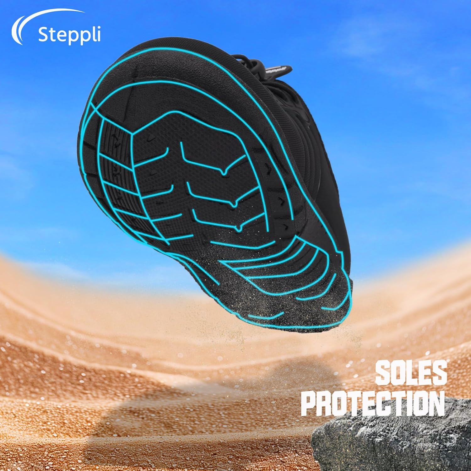 Thumbnail 2 de Steppli Water Shoes Beach Barefoot Swim Sea Aqua Shoes for Men and Women