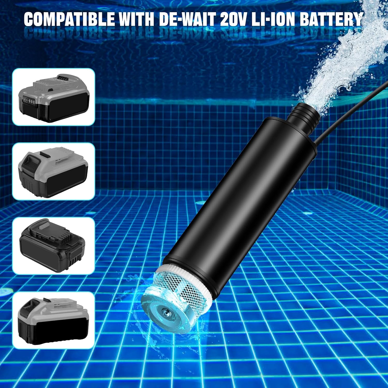 Detalle 2 de Tragbare Wasserpumpe 120 W für 12 V