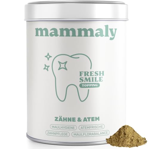Detalle de mammaly Fresh Smile® Futtertopping Zahnpflege-Komplex – Zahnpflege-Topping für Hunde (bis 60 Tage)