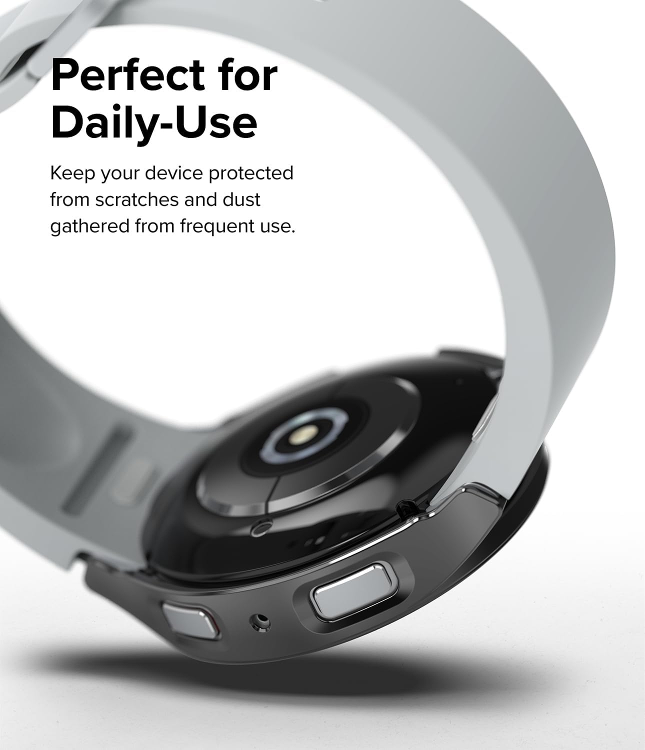 Thumbnail 6 de Ringke Slim 40mm Galaxy Watch 6 Case – 2 Pack, Clear & Dark Chrome