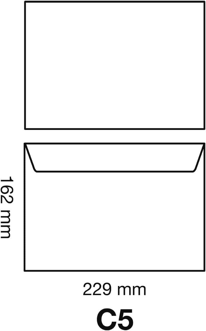 Thumbnail 3 de Clairefontaine 2542C – Confezione da 50 Buste Bianche C5 autoadesive 162x229 mm