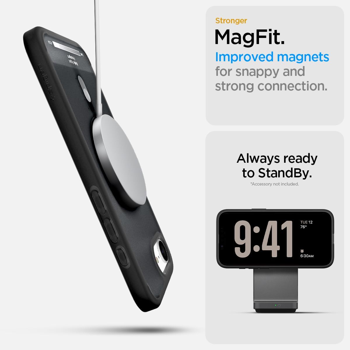 Thumbnail 3 de Spigen Ultra Hybrid Magfit para iPhone 16e 2025 - Negro