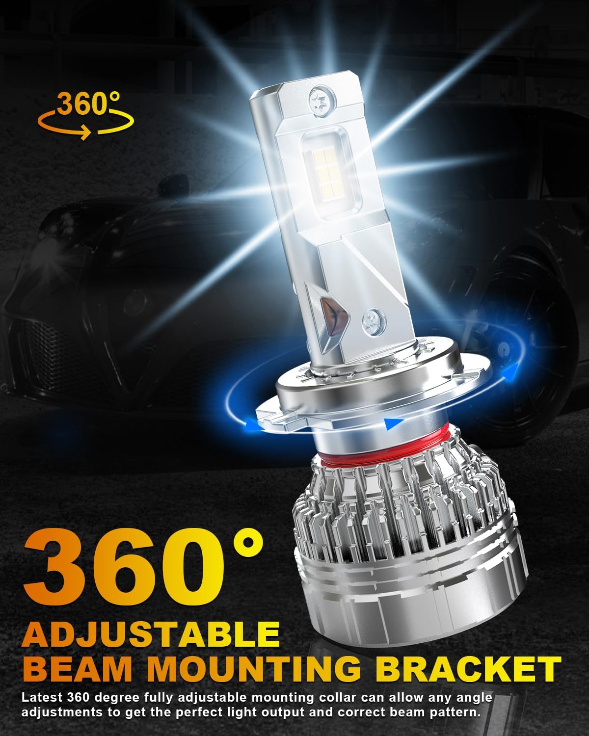 Thumbnail 5 de ANTEMOON H7 LED 110W 30000LM 6500K