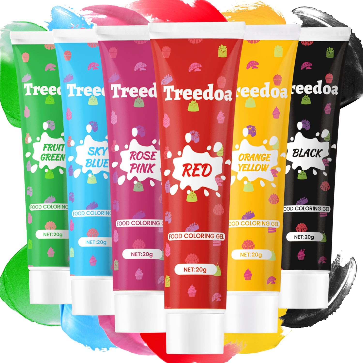 Colorant Alimentaire Gel 20 g x6 🧁